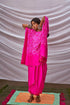 Short Bandhani Kaftan With Dhoti Pants